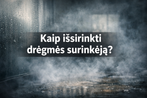 Kaip išsirinkti drėgmės surinkėją?