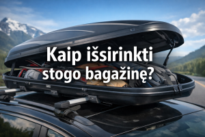 Kaip išsirinkti stogo bagažinę?