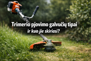 Trimerio pjovimo galvučių tipai ir kuo jie skiriasi?