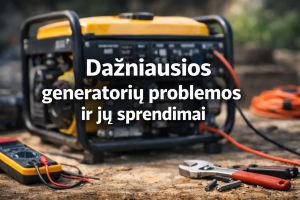 Dažniausios generatorių problemos ir jų sprendimai
