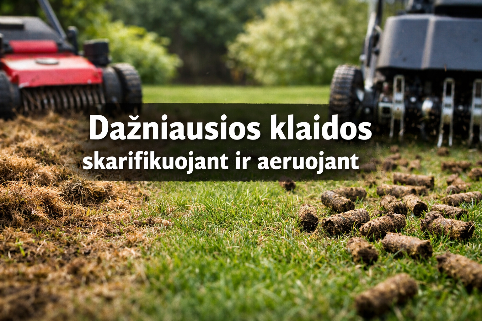 Dažniausios skarifikavimo ir aeravimo klaidos