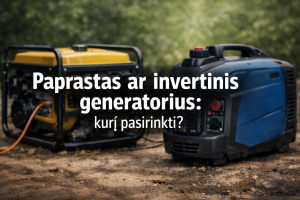 Paprastas ar invertinis generatorius: kurį pasirinkti?
